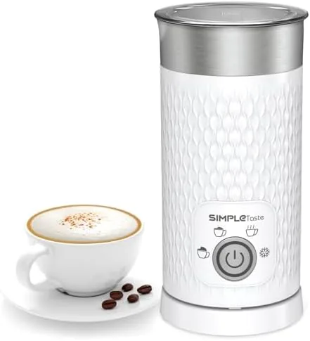 simpletaste 4 in 1 electric automatic milk steamer